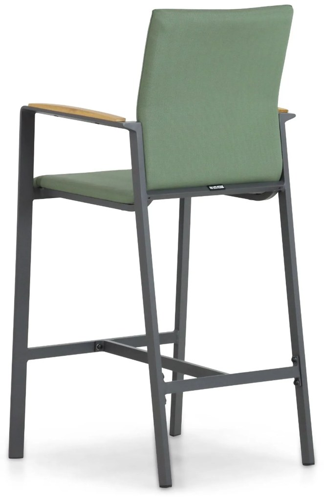 Barstoel Aluminium/textileen Groen Lifestyle Garden Furniture Brandon