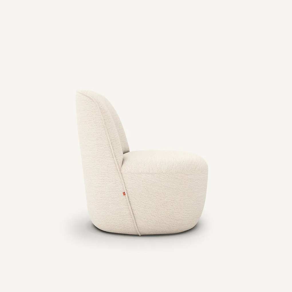 Draaiende fauteuil in gerecyclede stof, Rosebury
