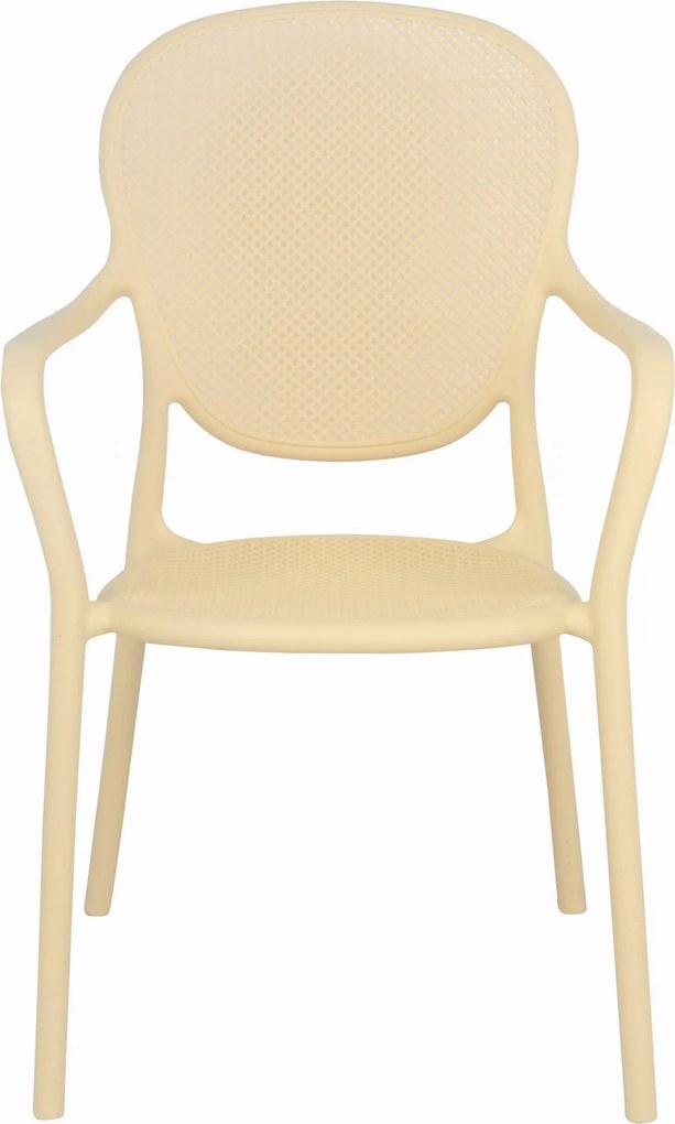 VERANO Licht perzikkleurig - MODERNE STOEL VOOR KEUKEN, TERRAS (STAPELBAAR)