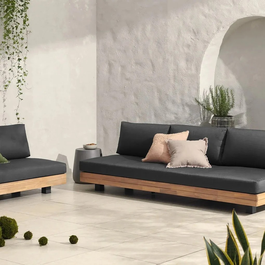 The Outsider Hoek Loungeset - Los Angeles - Antraciet - Acacia - The Outsider
