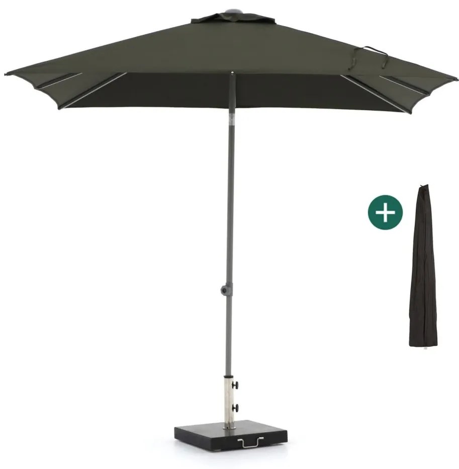 Shadowline Push-up parasol 240x240cm | Kees Smit Tuinmeubelen