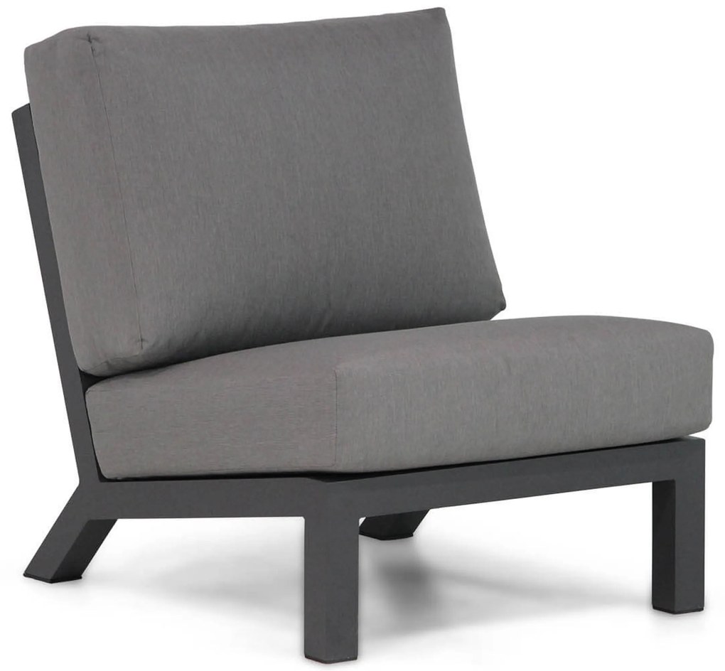 4 Seasons Outdoor Capitol/Lifestyle Garden Furniture Riviera Dining Loungeset Aluminium/teak Grijs 5-delig
