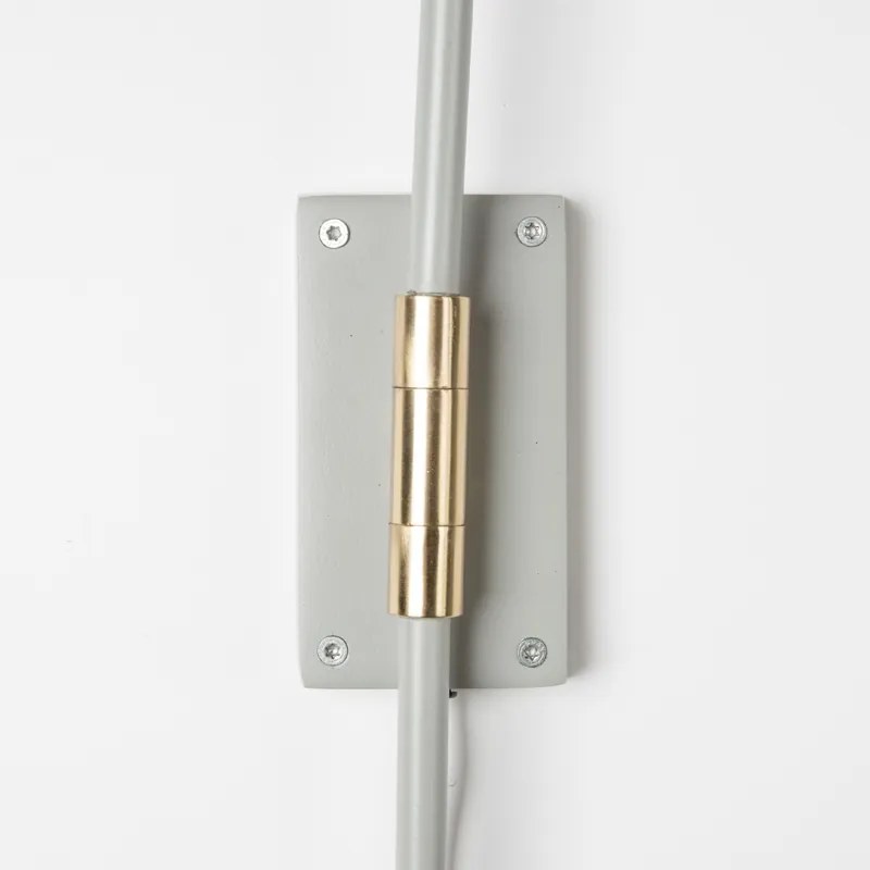 Zuiver Shady Wandlamp Grijs Met Goud