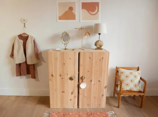 À La badmat stippen terracotta 50x80cm