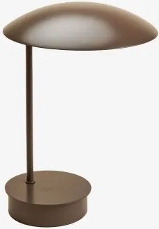 Draadloze Led-buiten Tafellamp Van Ijzer Prismela Bruin – Chocolade - Sklum