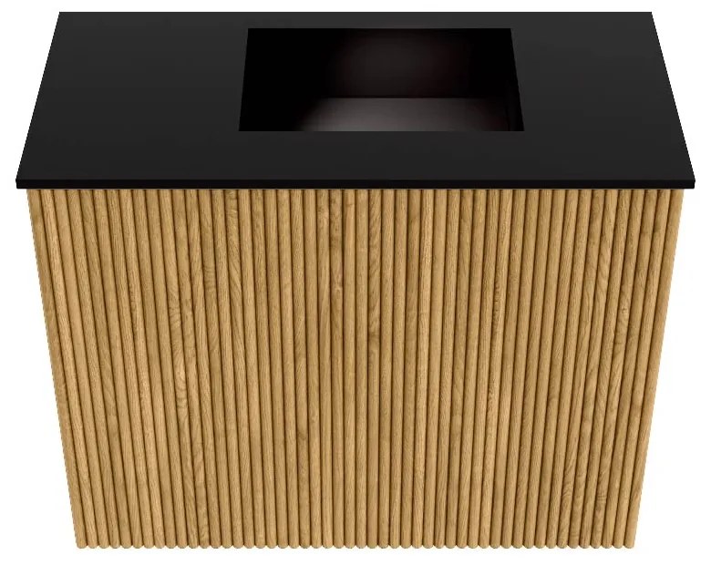 Mondiaz Joya 50cm toiletmeubel oak met wastafel faye rechts zonder kraangat urban