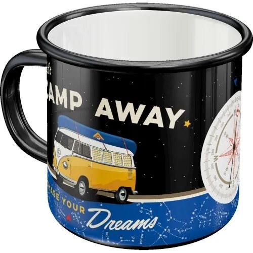 Koffie mok Volkswagen VW Bulli - Let‘s Camp Away Night