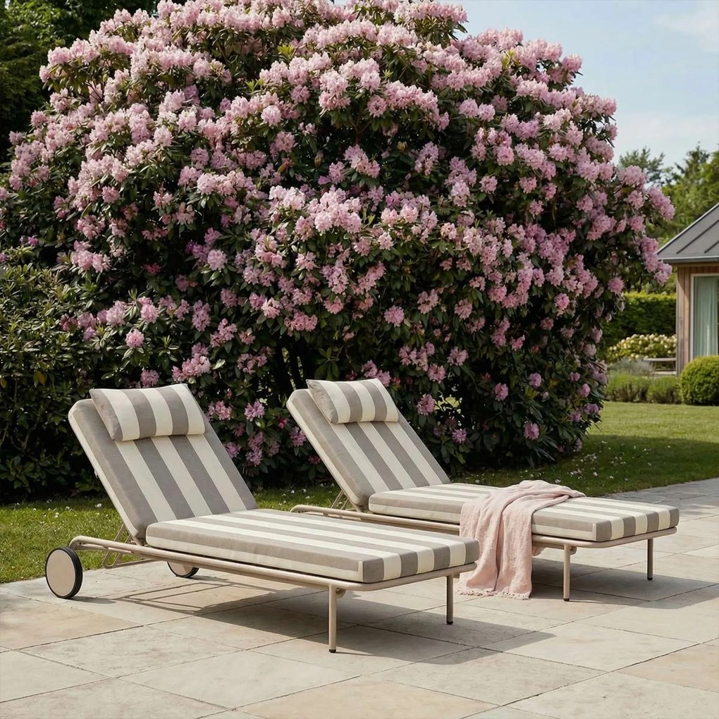 Mollis Sunbed Outdoor - Renesse Taupe