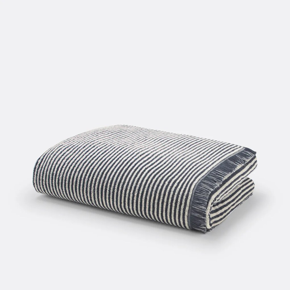 Gestreepte handdoek in badstof Malo 500 g/m2