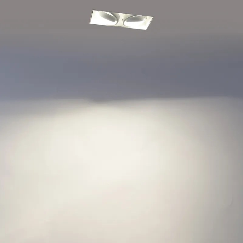 Smart inbouwspot wit trimless incl. 2 WiFi GU10 - Oneon 2