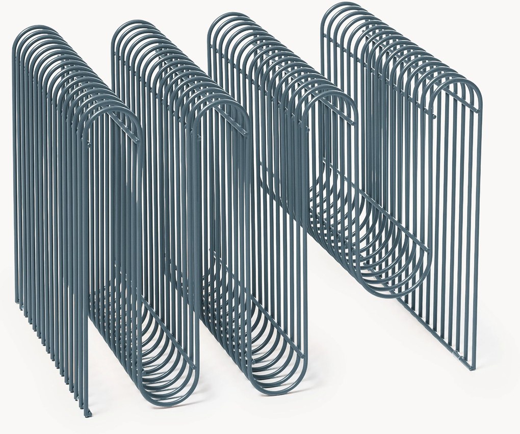 Metalen tijdschriftenhouder Curva