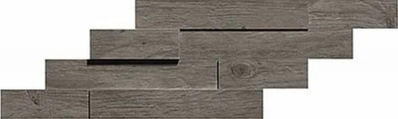 Axi keramische tegelmat brick 3D 20x44 cm -prijs per tegel-, grey timber