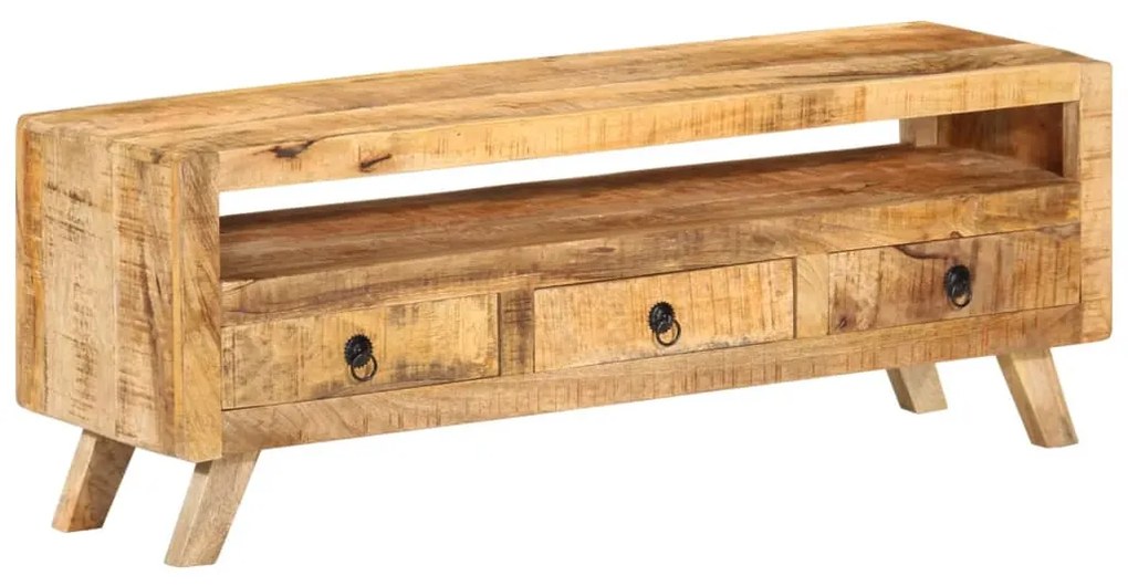 vidaXL Tv-meubel 110x30x40 cm massief mangohout