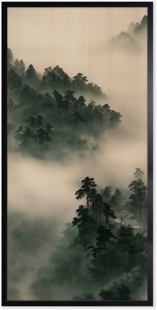 Ingelijste digitale print Whispering Pines