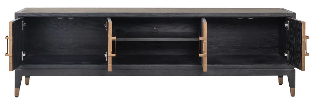 Richmond Interiors Bloomville Design Tv-meubel Leer - 185x40x55cm.