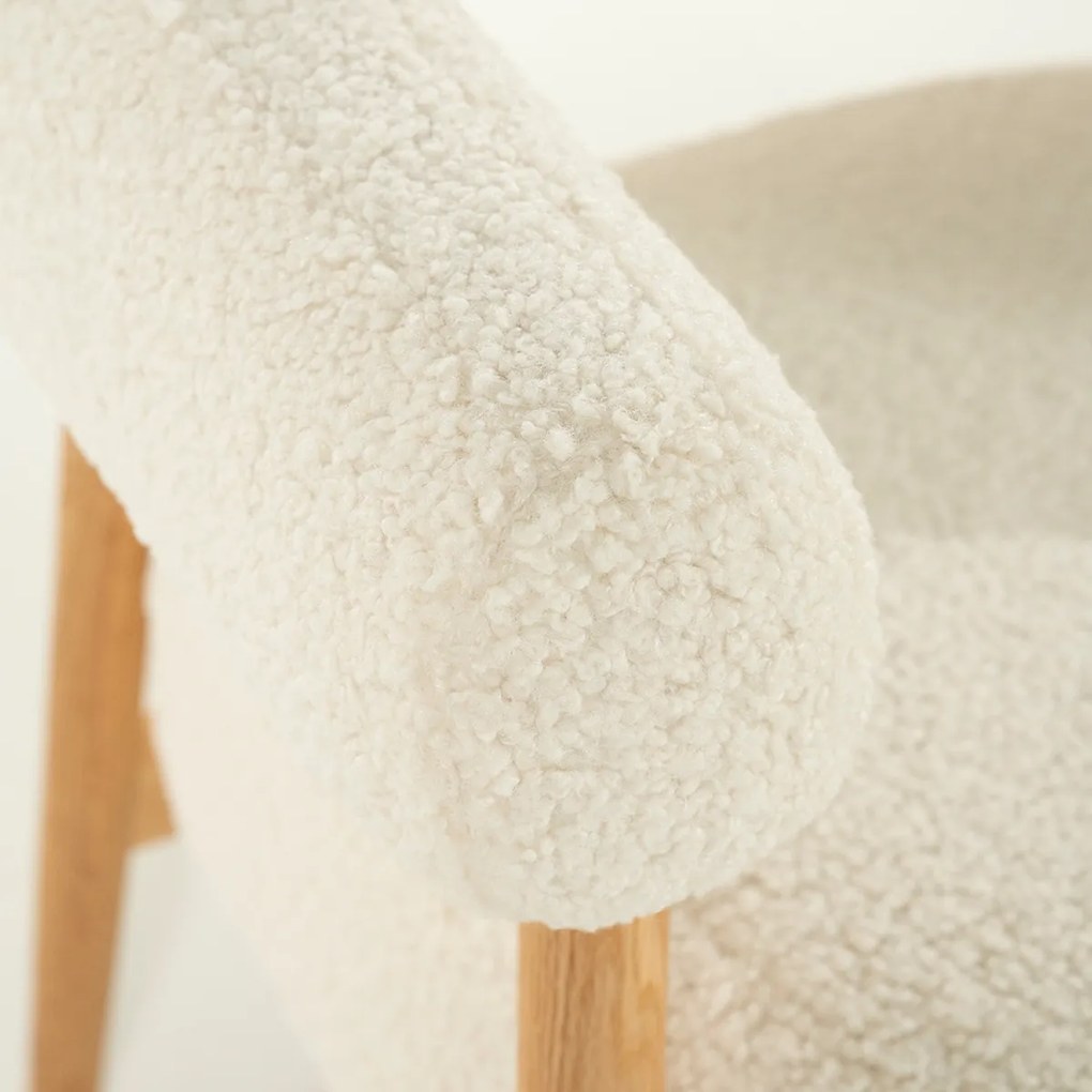 Fauteuil Eiken Frame Beige