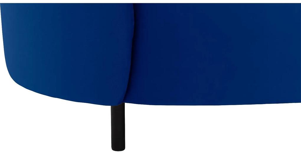 Goossens Bank Ragnar blauw, stof, 2,5-zits, modern design