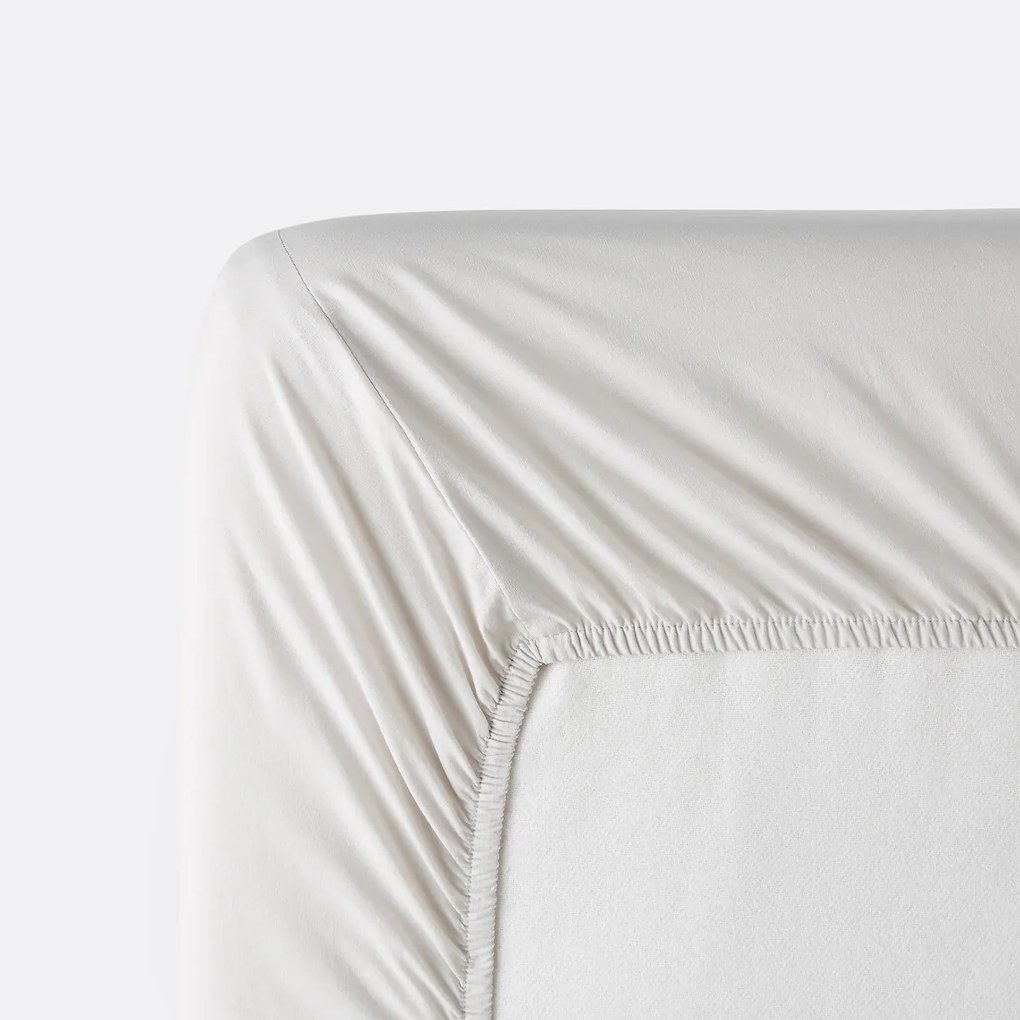 Effen hoeslaken in gewassen katoen, omslag 30 cm, Scenario