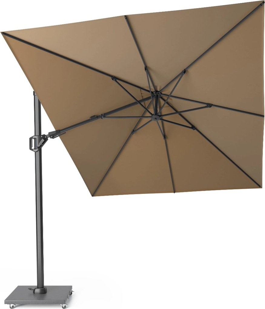 Platinum Challenger zweefparasol 3.5x2.6 m T2 (excl. voet) Taupe