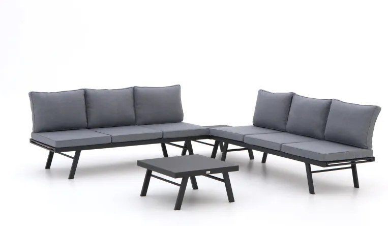 Forza Vadena hoek loungeset 4-delig verstelbaar - Laagste prijsgarantie!