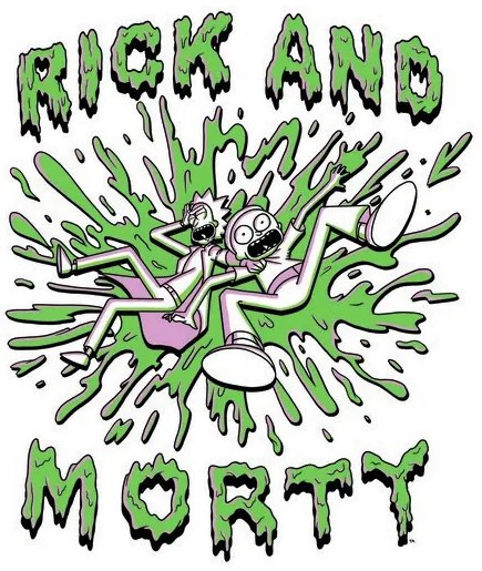 Fotobehang Rick and Morty - The Duo, (85 x 128 cm)