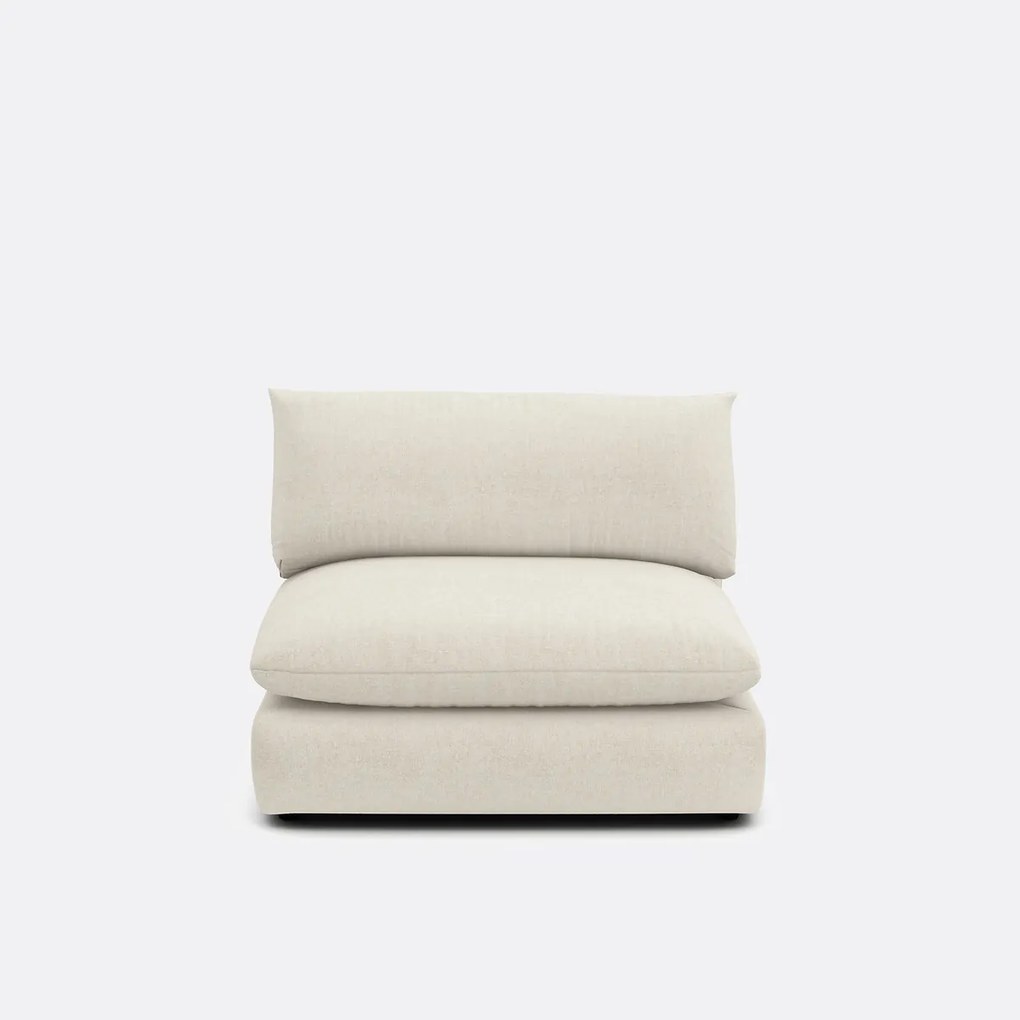Zetelelement voor modulaire bank, in polyester, MALO