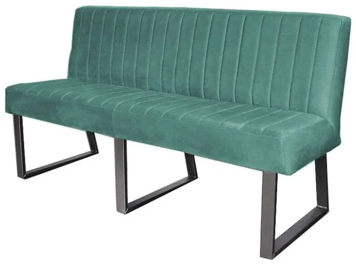 Eetkamerbank - Hengelo - stof Element turquoise 15 - 200 cm