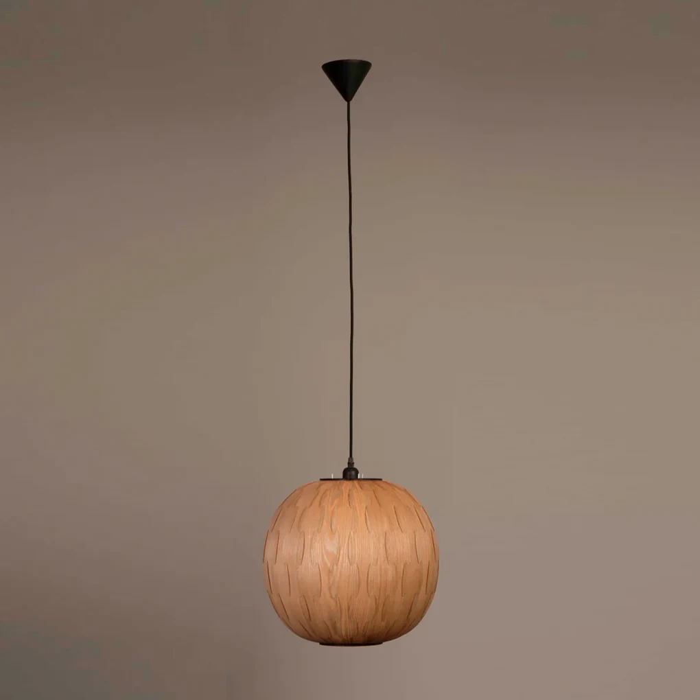 Dutchbone Bond Round Design Hanglamp Hout