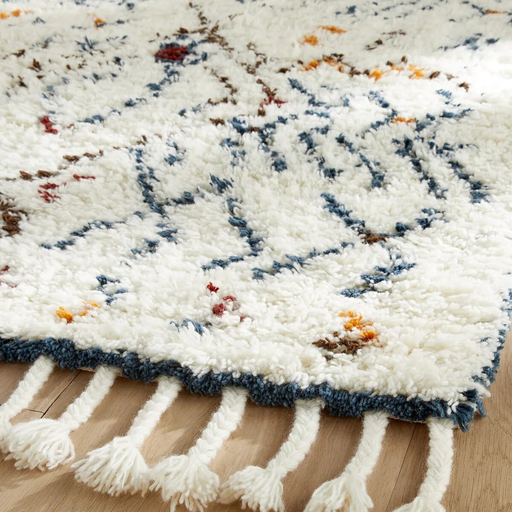 Wollen berber vloerkleed, handgeweven, Naroun