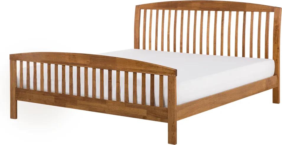 Bed hout bruin 160 x 200 cm CASTRES