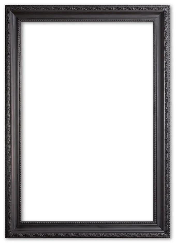 Continent deksel koppeling Barok Lijst 60x80 cm Zwart - Franklin | BIANO