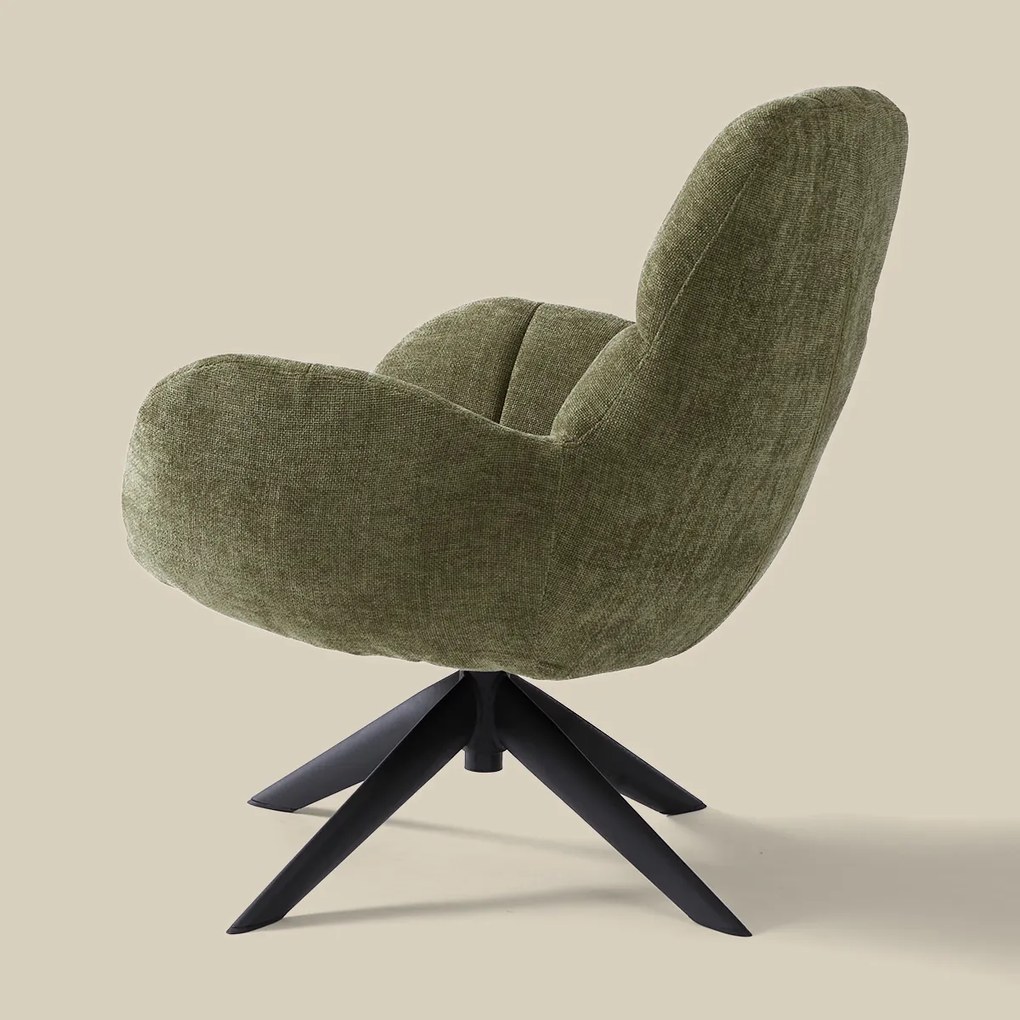 Draaibare Fauteuil Modern Groen