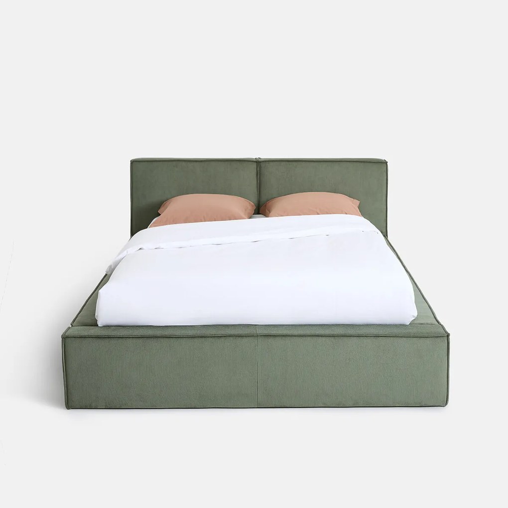 Kofferbed met ophefbare lattenbodem, Seven