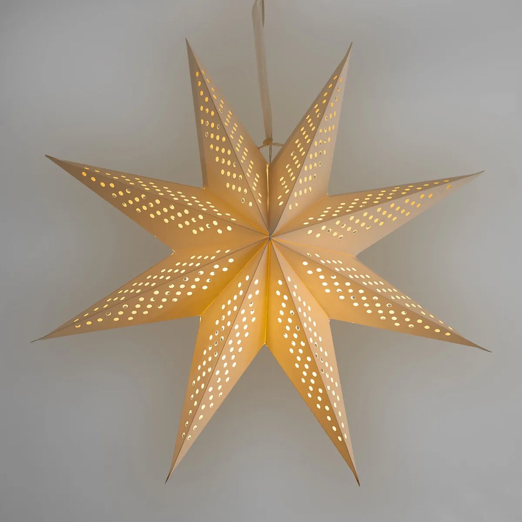 Lichtgevende ster om op te hangen, diameter 58 cm, Caspar