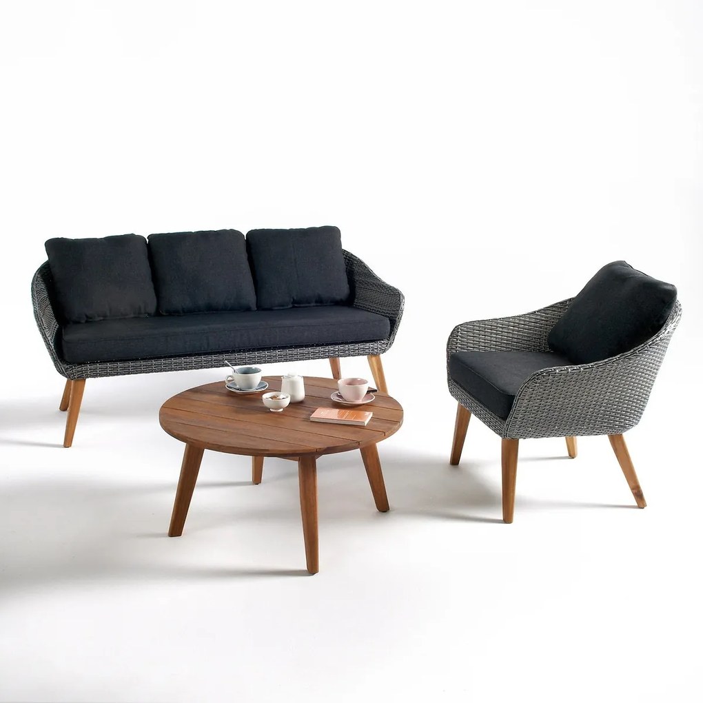 Tuinzetel, 3-zit Grigio