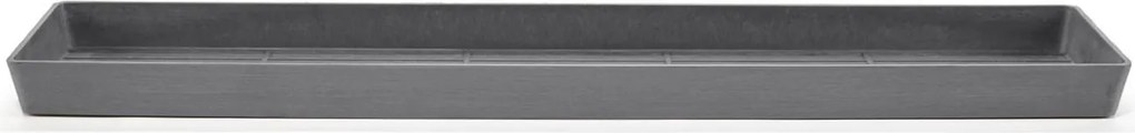 Ecopots onderschotel met waterreservoir - Rechthoekig - Grey - 63,5 x 15,5 x H3,3 cm