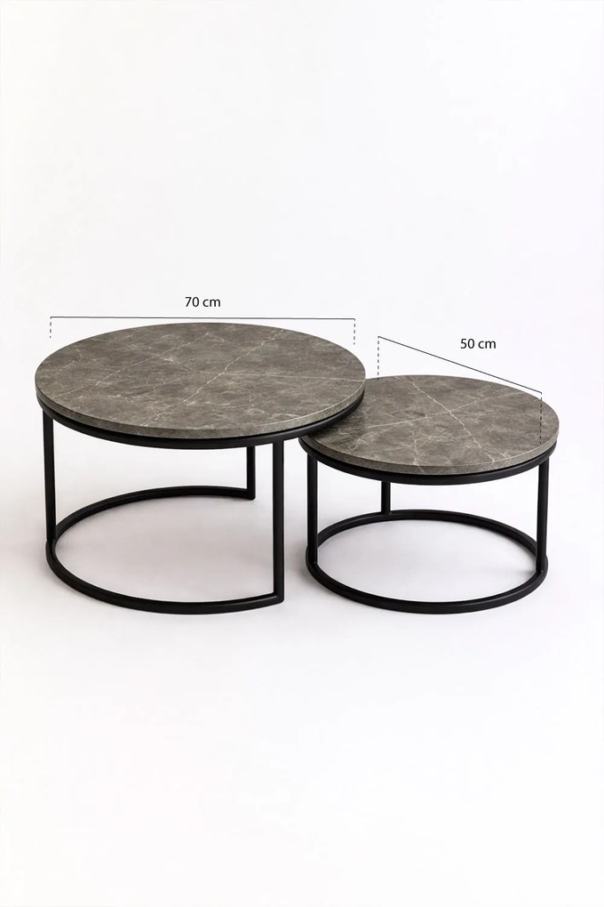 Set 2 bijzettafels Samis