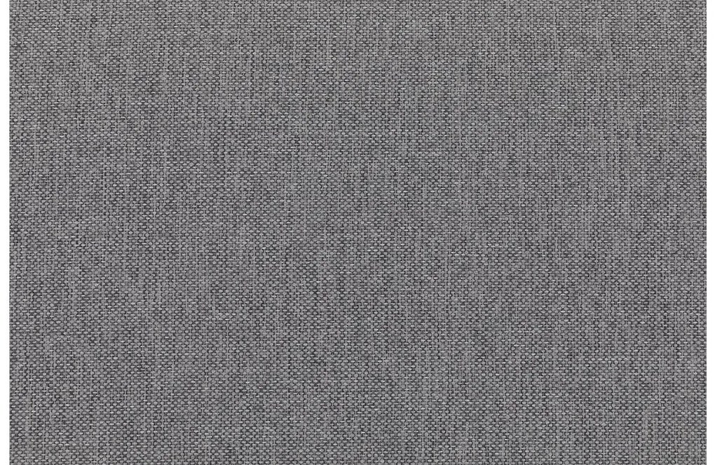 Goossens  Key West grijs, stof, 2-zits, modern design met ligelement links