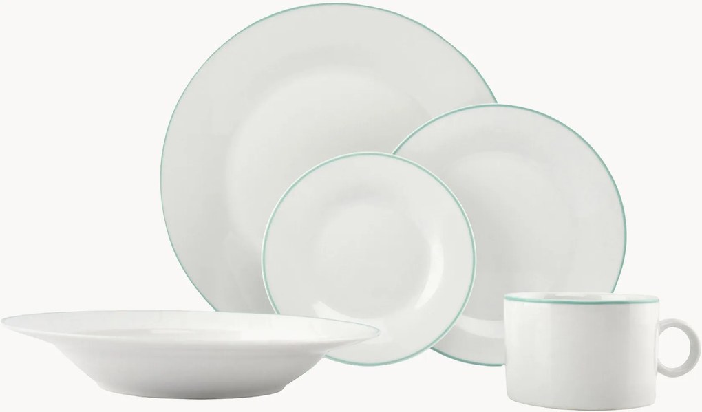 Porseleinen ontbijset Prim, 4 personen, 20-delig