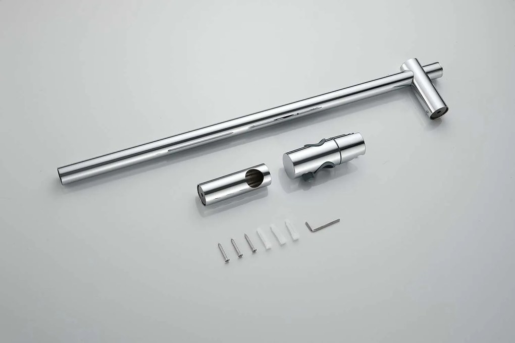 Saniclear Talpa Pro glijstangset met staafhanddouche chroom
