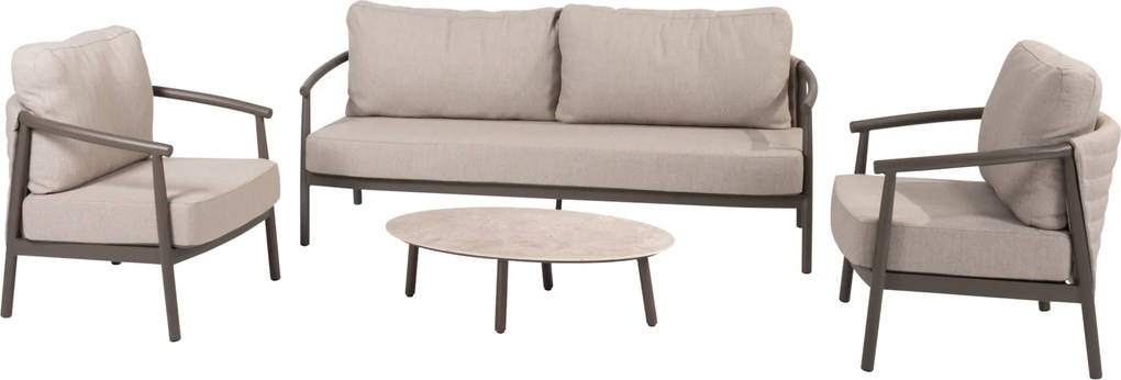 Salute Barolo stoel bank loungeset 4 delig keramiek terre Taste 4SO