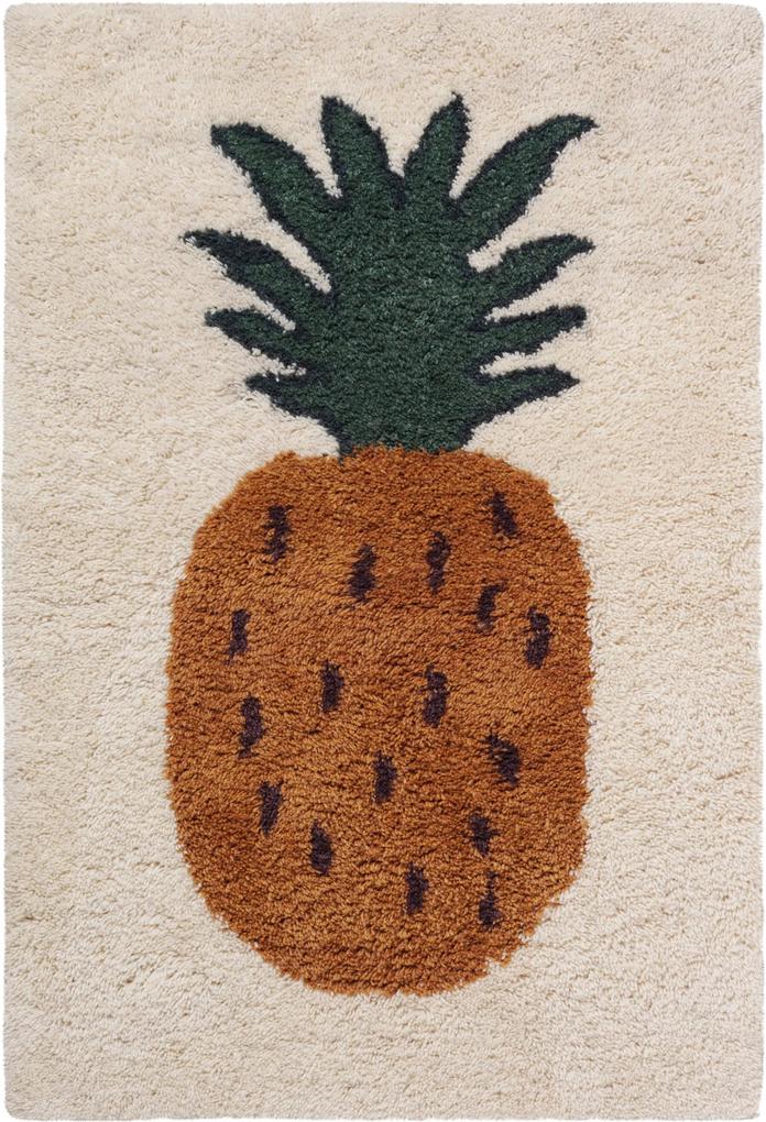 Ferm Living Fruiticana Tufted vloerkleed 120x80 Pineapple
