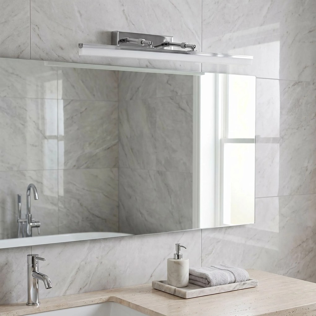 Badkamer LED-wandlamp APP1870-1W 60cm CHROME