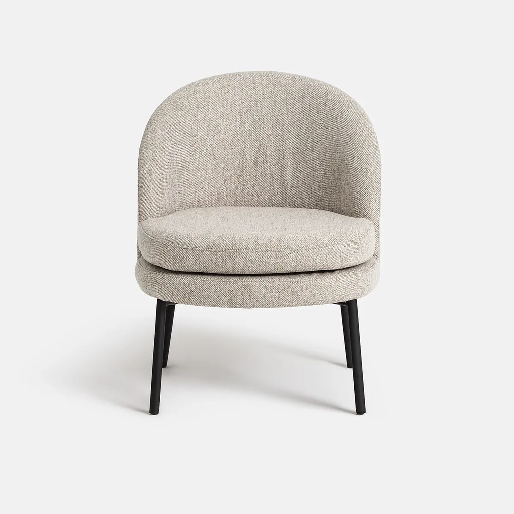 Fauteuil, gemêleerde stof, Nordie