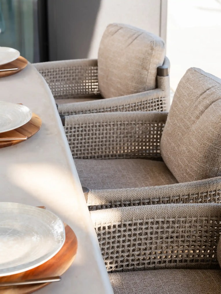 4 Seasons Outdoor Savanne tuinstoel terre Tuinstoel   bruin weerbestendig