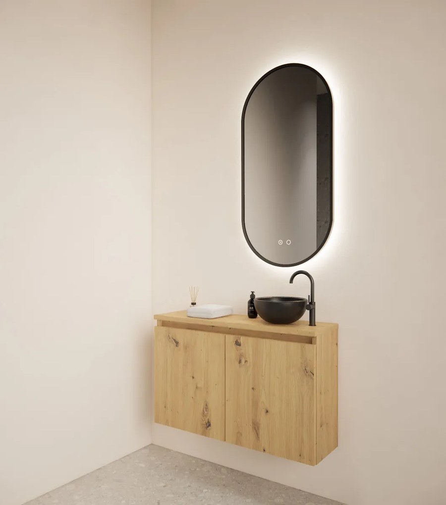 Gliss Design Echo toiletmeubel 80cm artisan eiken
