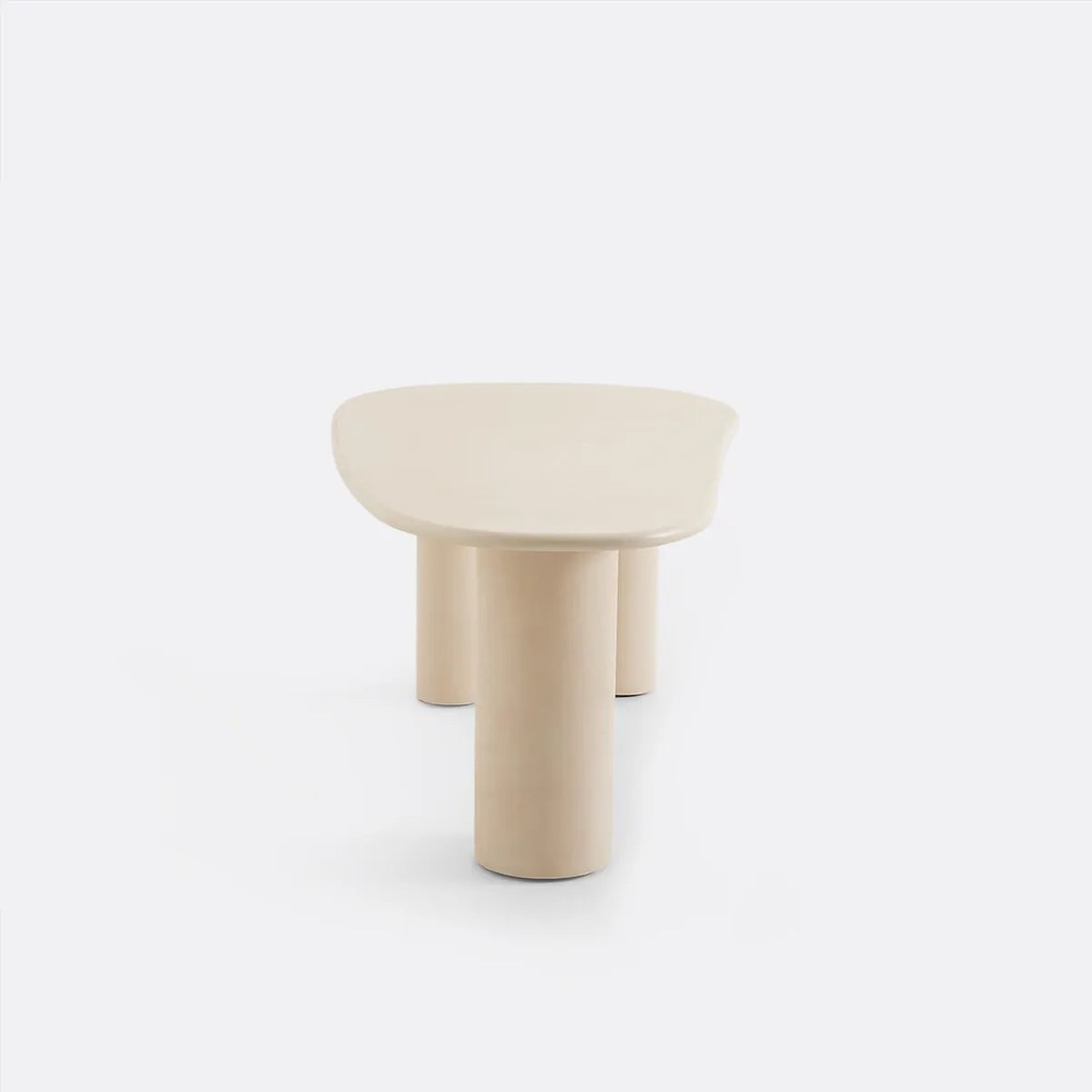 Eettafel, betonlook, langwerpige vorm, 6 couverts, OYATA