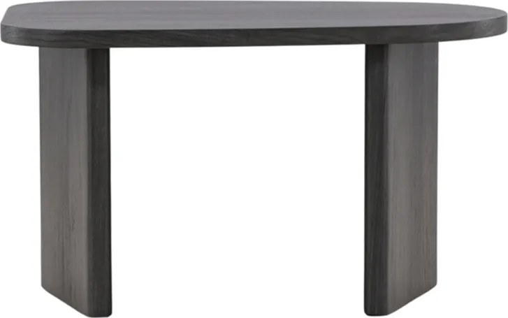 Organische Bijzettafel Zwart - 45 X 70cm.