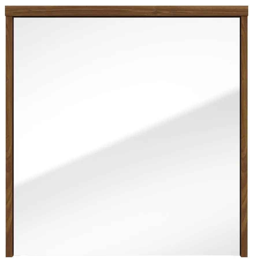 Fontana Basic spiegelkast 60cm met 1 deur walnoot