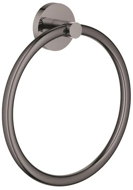 GROHE Essentials Handdoekring - 18cm - rond - hard graphite 40365a01